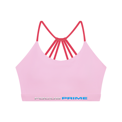 Top Deportivo Mujer Bicolor - Yoga y Fitness Focus Prime