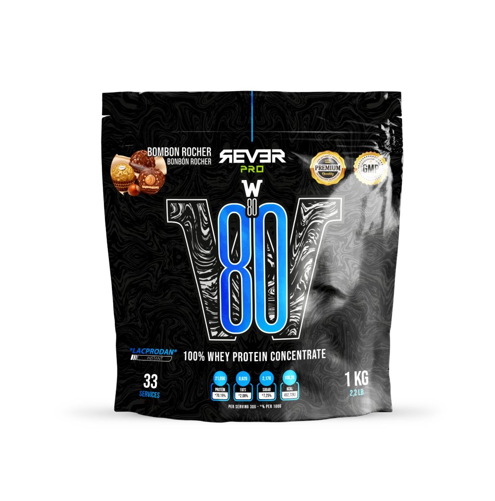 Whey W80 1kg Bombon Rocher