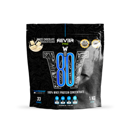 Whey W80 1kg Chocolate Blanco