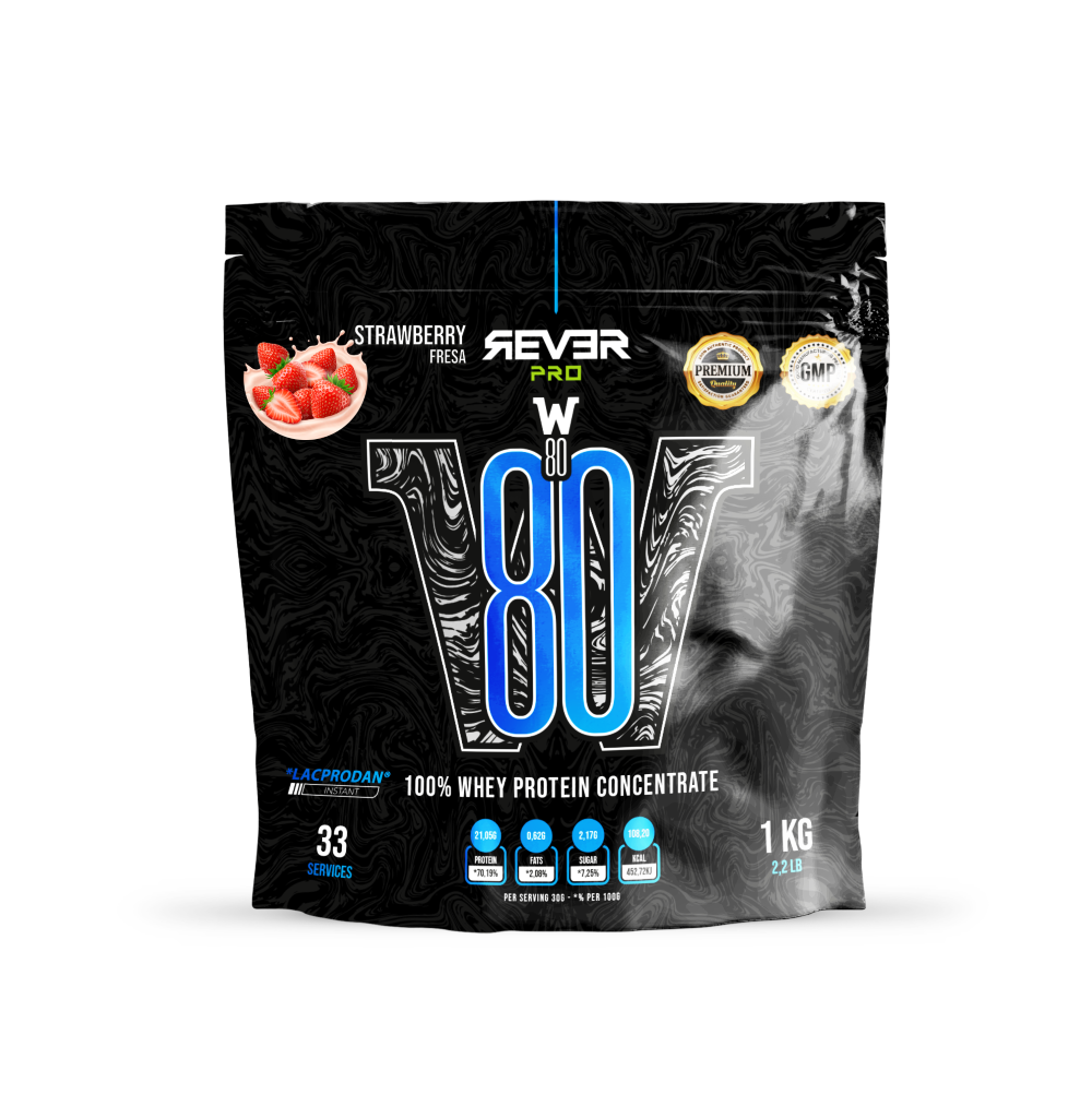Whey W80 1kg Fresa