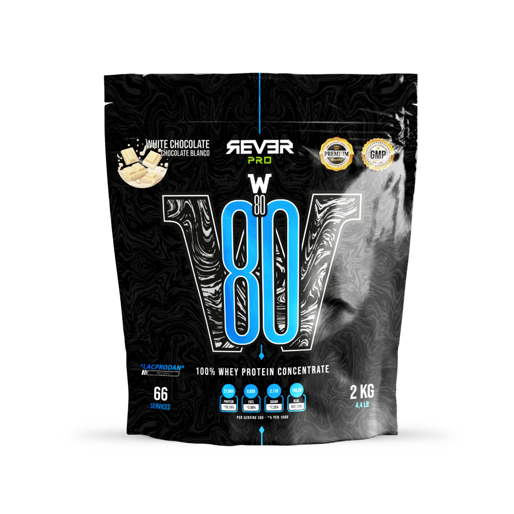 Whey W80 2kg Chocolate Blanco