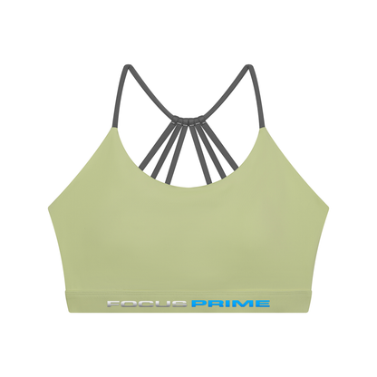 Top Deportivo Mujer Bicolor - Yoga y Fitness Focus Prime